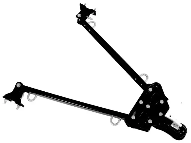 HAULMASTER 61625 5000 LB Capacity Adjustable Tow Bar