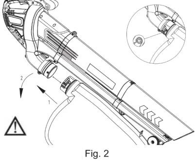 COBRA BV3001E Electric Leaf Blower Vacuum - Fig 2