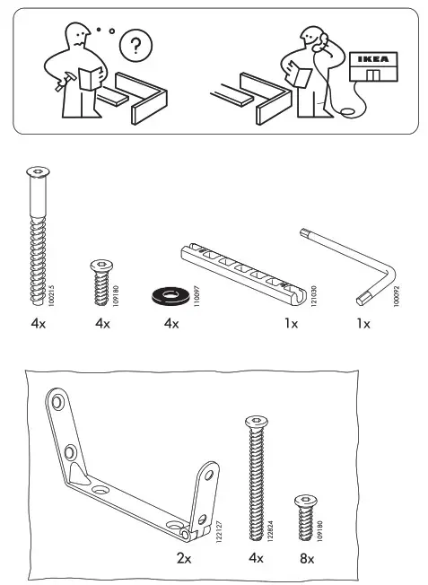 IKEA 701.904.12 Comfortable Stair Ladder 3 Step Book- Tools
