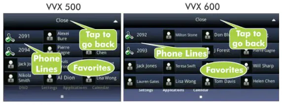 VEXUS VVX 500 Business Media Phones - Home View 2