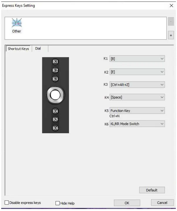 XP PEN How to setup express keys on Windows-fig4