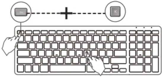 How to repair the keyboard to the USB receiver