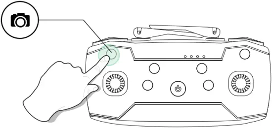 DEERC D10 Drone - Take photo