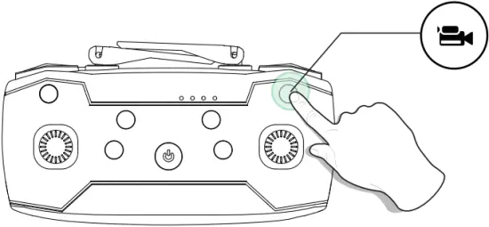 DEERC D10 Drone - Take video