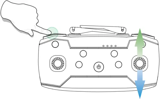 DEERC D10 Drone - Trimmer Function 2