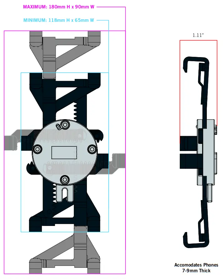 MTI Freedom Micro II HS Anti Theft Security for Smartphones -fig30