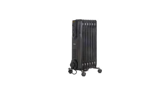 Vonhaus 2500108 1500w 7 Fin Black Oil Filled Radiator Instruction Manual