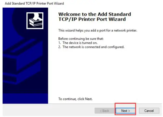 FIG 11 How to use the LAN port of printer
