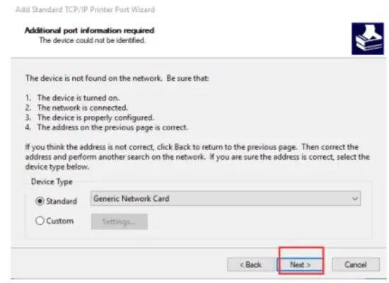 FIG 13 How to use the LAN port of printer