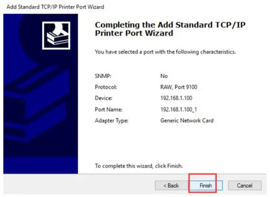 FIG 14 How to use the LAN port of printer