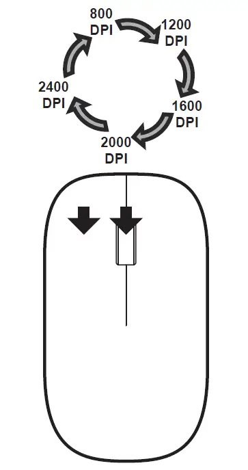 J BURROWS MS300 Wireless Mouse 5