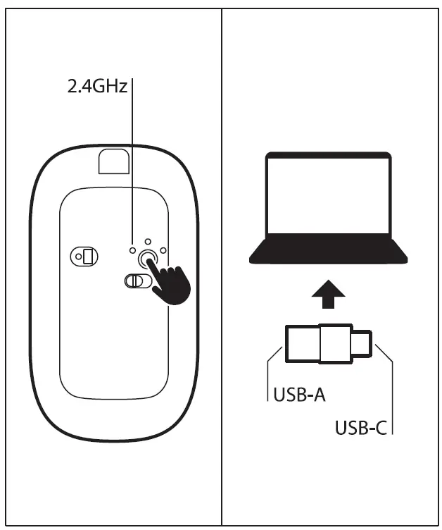 J BURROWS MS300 Wireless Mouse 6