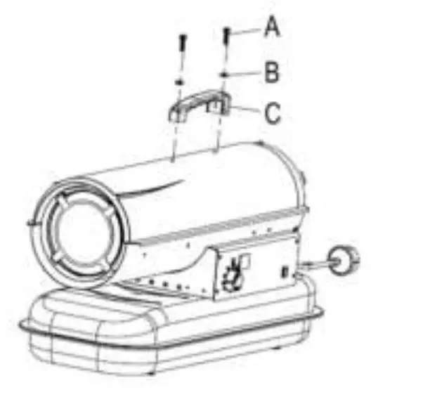 PEREL FT120C Hot Air Gun FIG 1