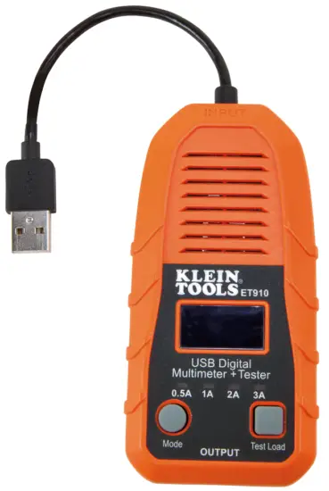 KLEIN TOOLS ET910 USB Digital Meter and Tester
