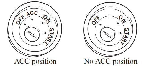 Pioneer ND BC8 Universal Rear View Camera - ACC position