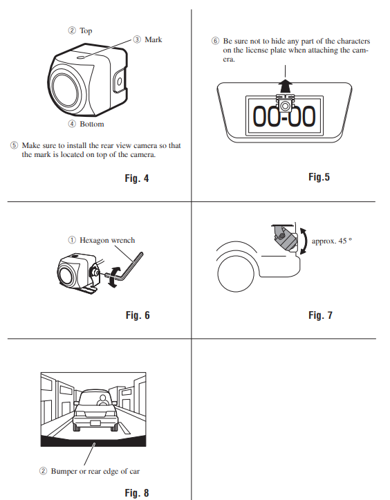 Pioneer ND BC8 Universal Rear View Camera - parts 2