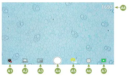 BRESSER 5702100 Researcher LCD Digital Microscope - Photo mode