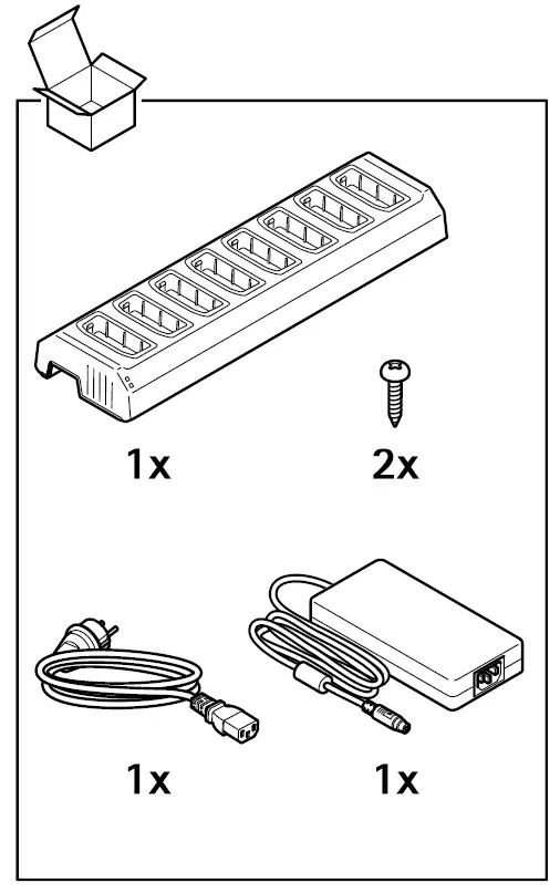 AXIS W701 Docking Station 8 Bay-FIG1
