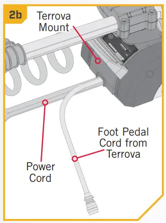Installing the Terrova and Riptide Terrova Foot Pedal