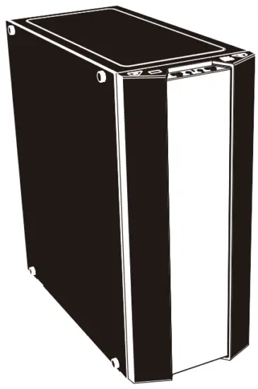 ENERMAX ECA MKT50 Makashi II ARGB ATX Computer Case Black