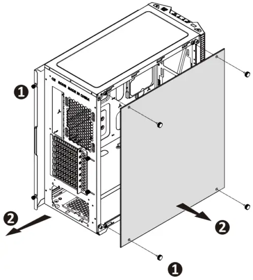 ENERMAX ECA MKT50 Makashi II ARGB ATX Computer Case Black - Fig 2