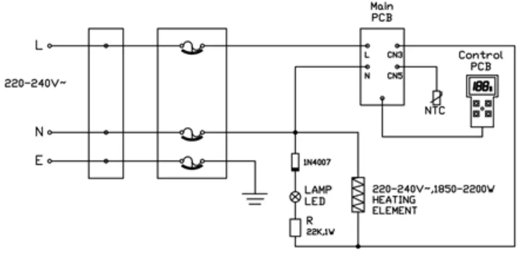 H Koenig BOE52 Temperature Controlled Kettle -fig1