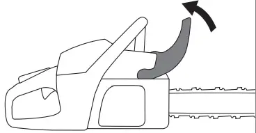 Salem Master Pro 2 Cycle Chain Pull the throttle trigger