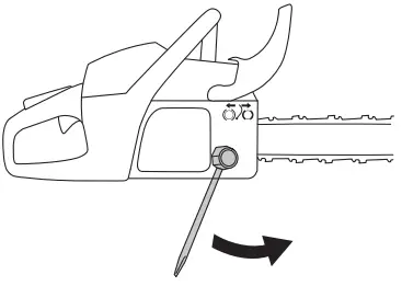 Salem Master Pro 2 Cycle Chain Stop the engine