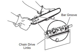 Salem Master Pro 2 Cycle Chain edge of the guide