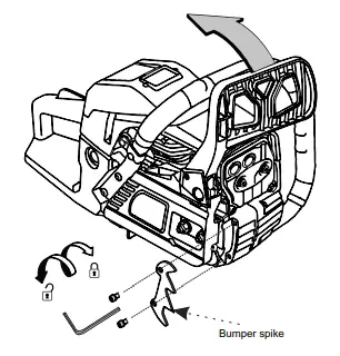 Salem Master Pro 2 Cycle Chain nstall bumper spike