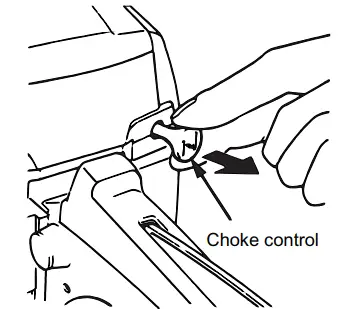 Salem Master Pro 2 Cycle Chain under clutch Open thPull the choke control out full