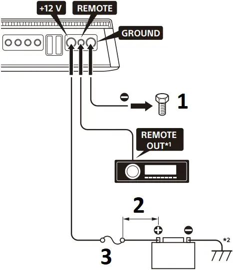 SONY XM-4ES - Connection 2