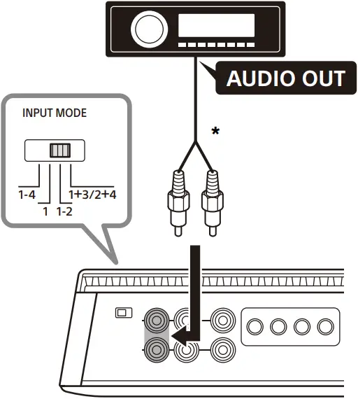 SONY XM-4ES - Connection 7