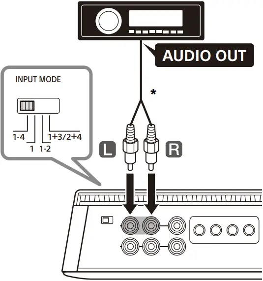 SONY XM-4ES - Connection 8