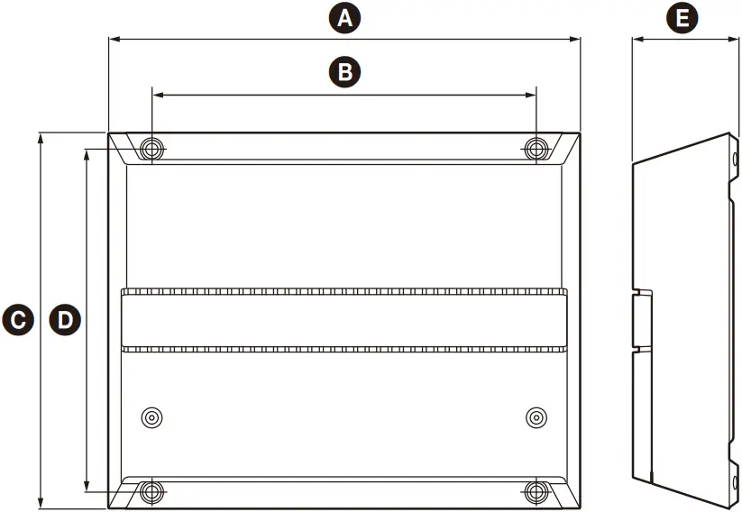 SONY XM-4ES - Dimensions