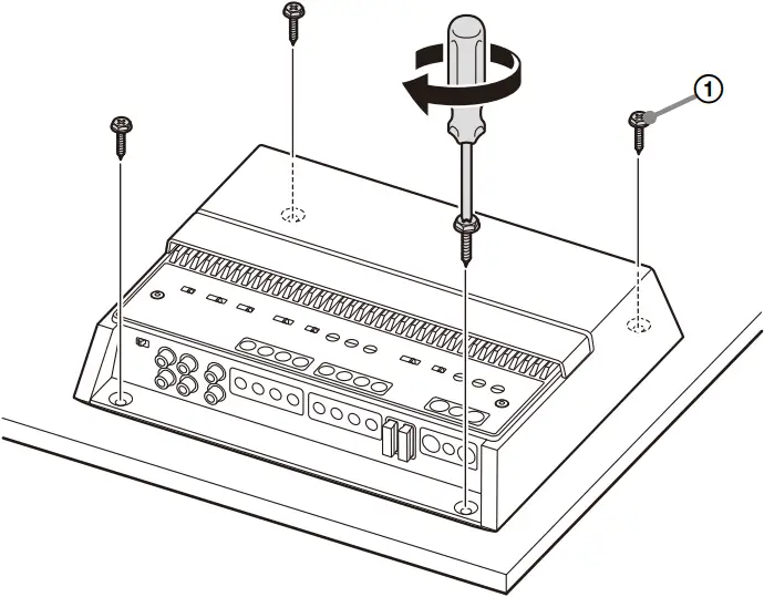 SONY XM-4ES - Installation 1