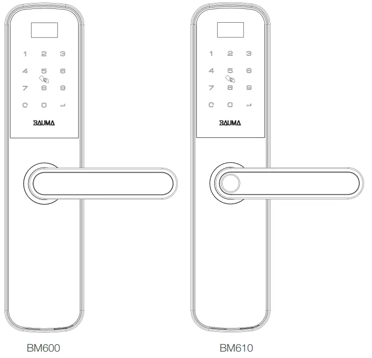 BAUMA BM610 Digital Door Lock -