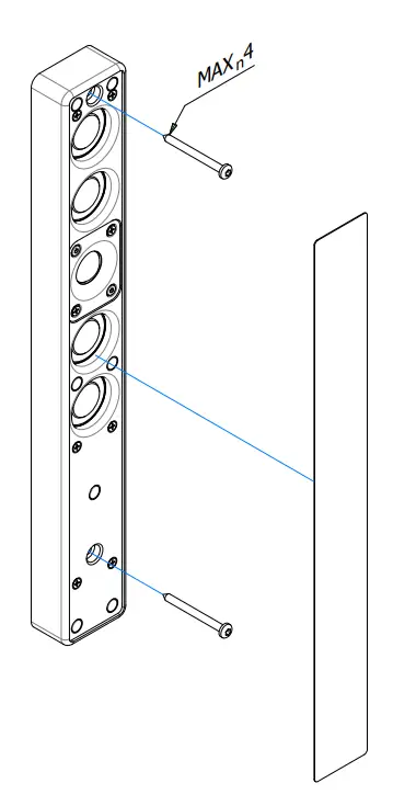 outline Ai41 Column Loudspeaker-fig2