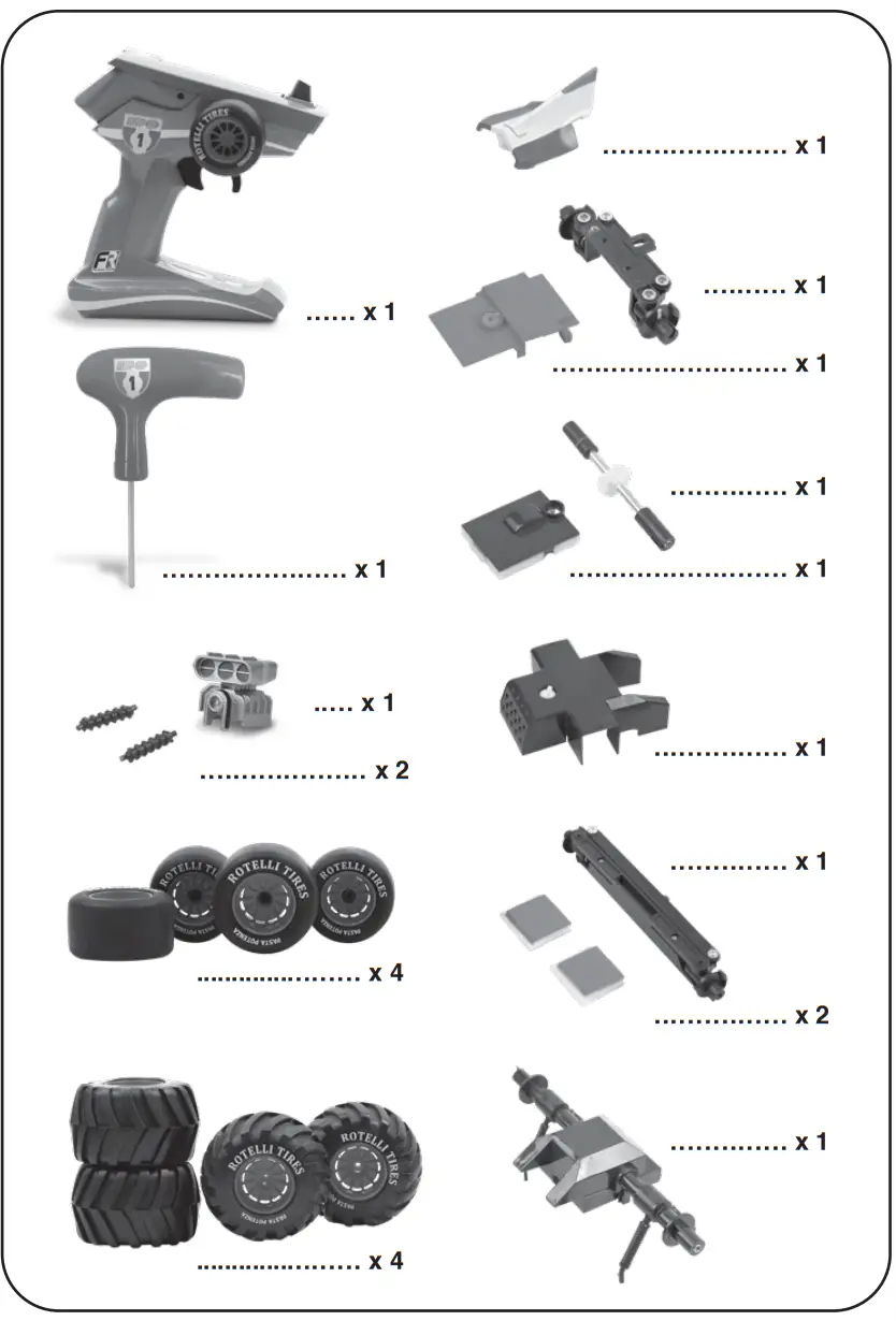Megagain 5755 V Remote Control CARS FRANCESO BTR H2 - fig4