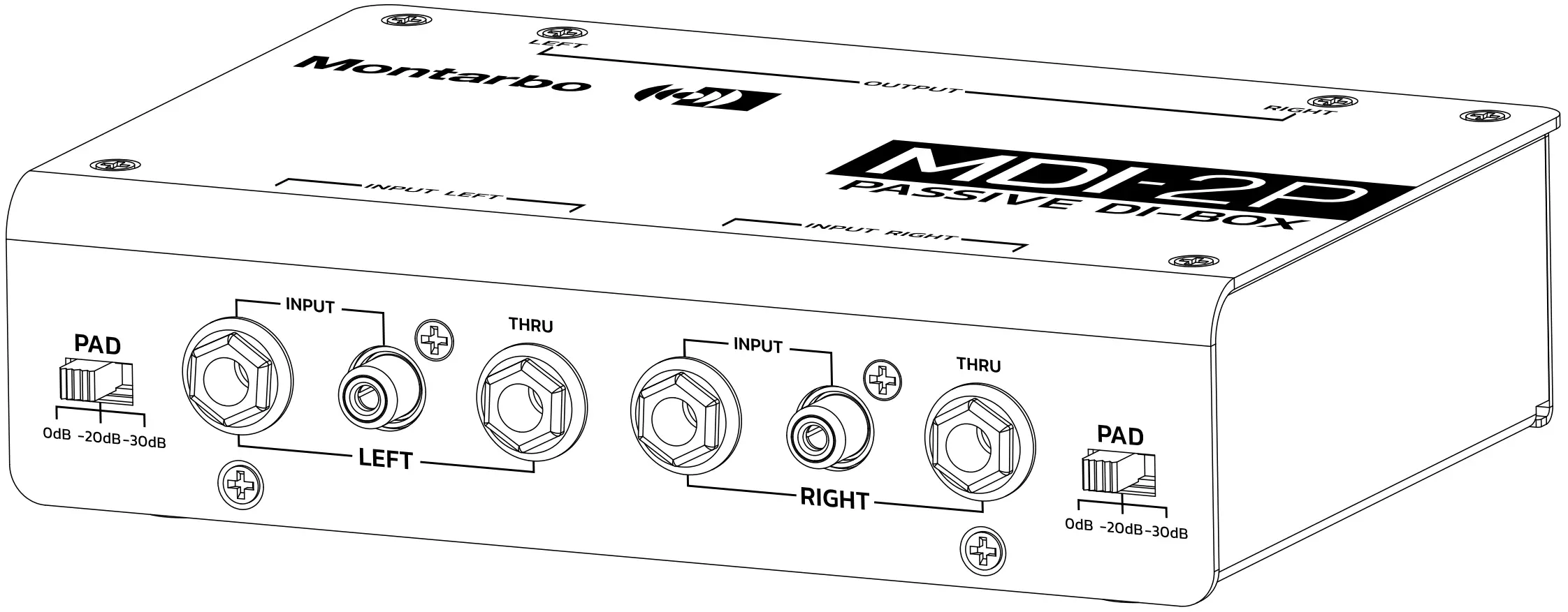 Montarbo MDI-2P Passive DI-Box