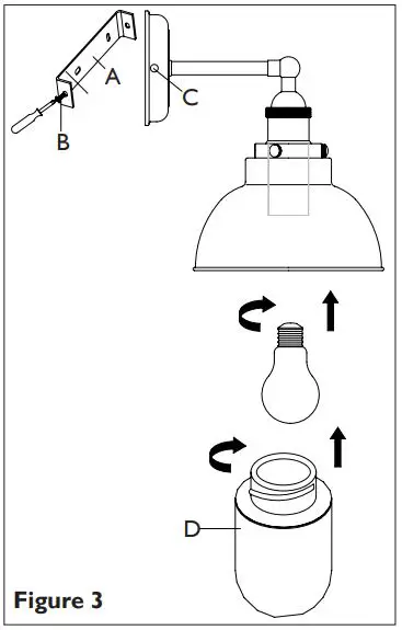 John Lewis Baldwin Wall Light User Manual - Figure 3