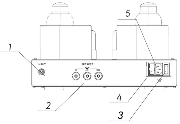 Fezz Mira Ceti 300B Mono Power Amplifier - speakers