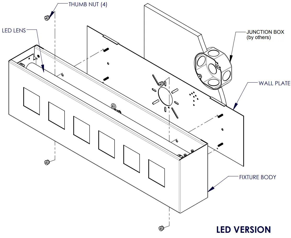 VISA LIGHTING CB3140 Linear Art Wall Sconce 1