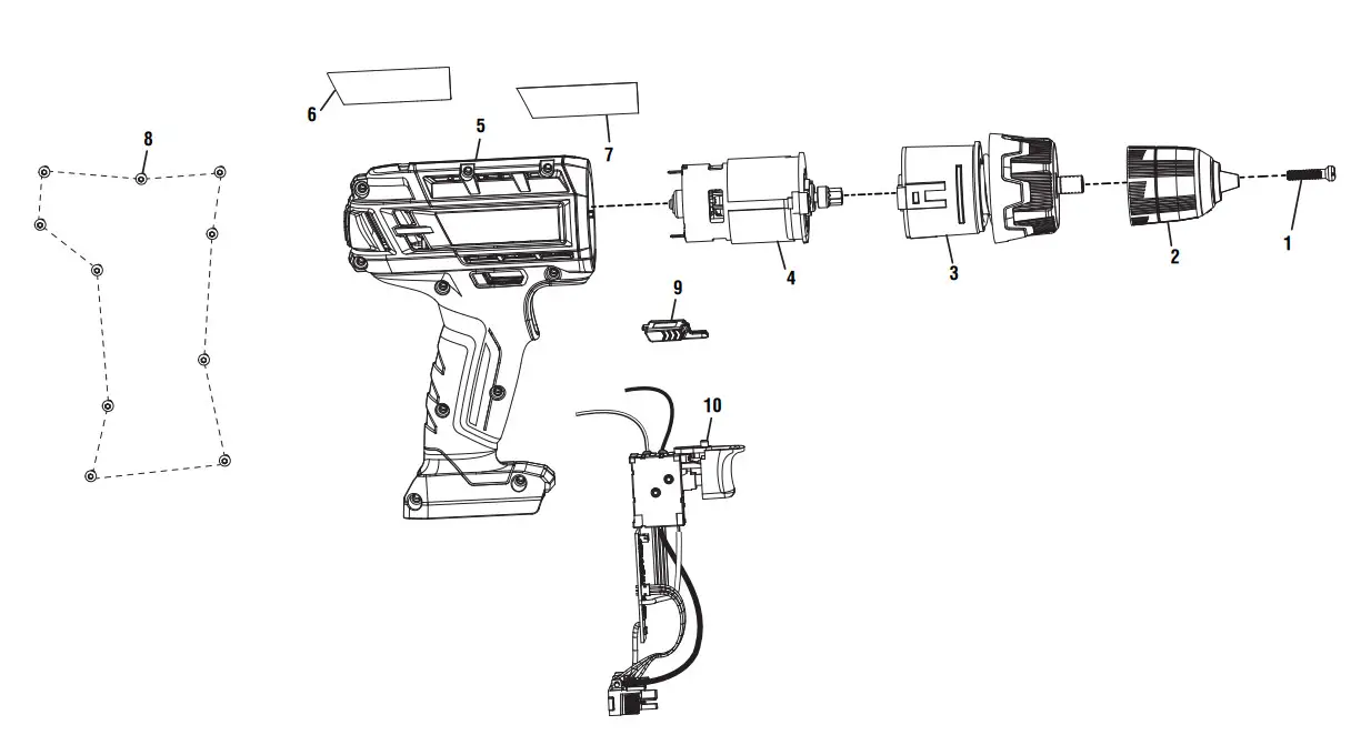 ART HPDD50 20 Volt 3 8 in Drill Driver - Fig