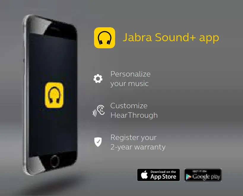 jabra True Wireless Earbud - Jabra Sound+ app