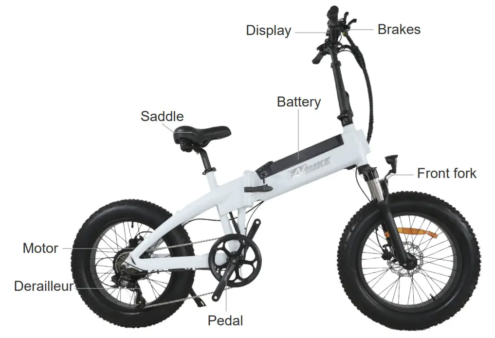 EAZBIKE STM-F08 Electric Bike - Figure 1