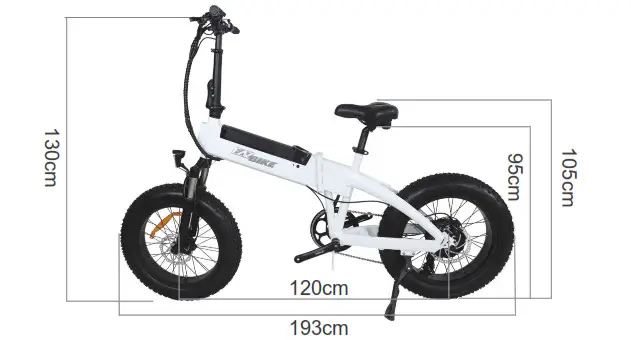 EAZBIKE STM-F08 Electric Bike - Figure 3