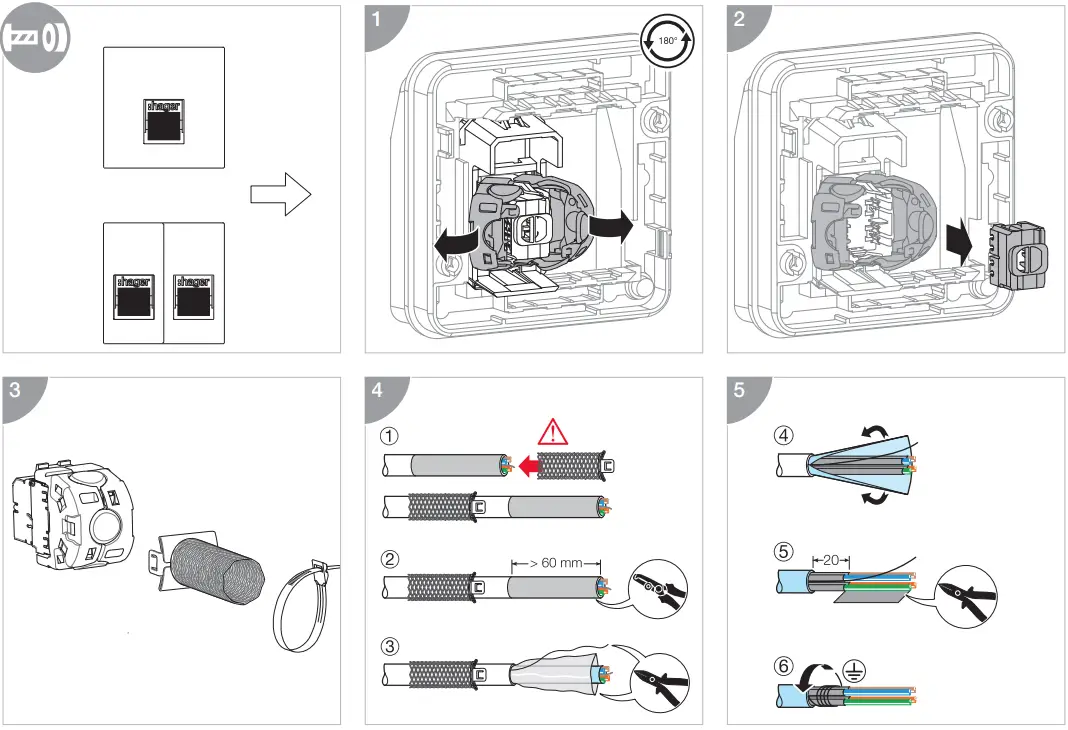 Berker-14103505-Socket-8-8-Pin-Shielded-Cat-6-Polar-FIG-3