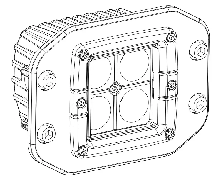 TYPE S LM58285 TERRA PRO 2 Inch Flush Mount Flood Spot Light