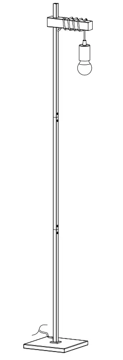 VERLIN 32913-150-71 Interior Floor Lamp